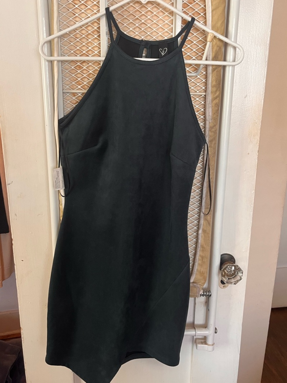 Windsor Black Halter Mini Dress